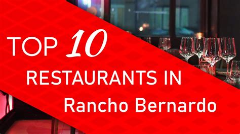 Top 10 best Restaurants in Rancho Bernardo, California - YouTube