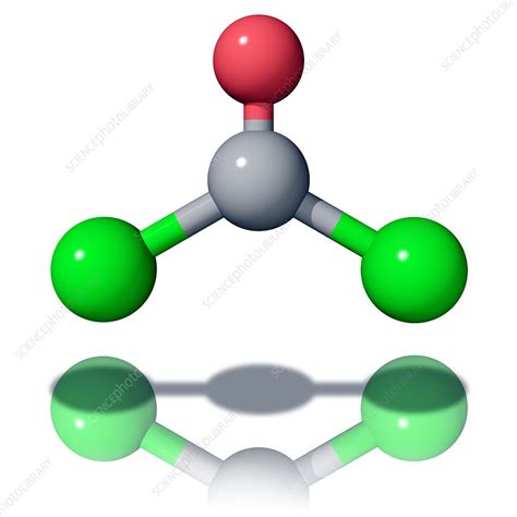 Phosgene molecule - Stock Image - A700/0343 - Science Photo Library