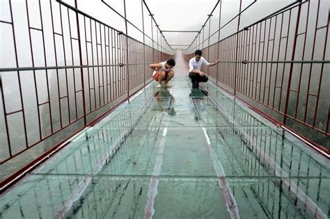 Terrifying Glass-Bottomed Bridge Opens in China | Amusing Planet