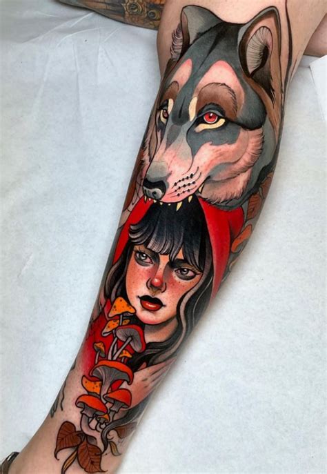 Little Red Riding Hood Tattoo | InkStyleMag