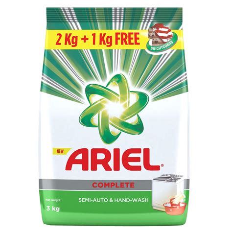 Buy Ariel Complete Detergent Washing Powder - 2 kg with Free Detergent ...