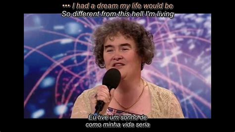 Susan Boyle ♪ I Dreamed A Dream ♪ Legendado ♪ Britain's Got Talent 2009 ♪ HD Video - YouTube