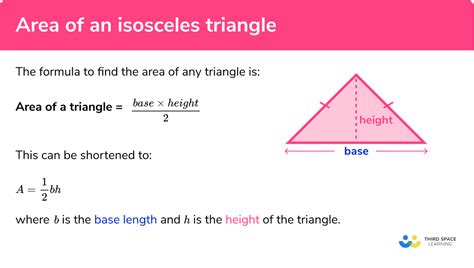 Area Of Isosceles Triangle Formula With Examples Teac - vrogue.co