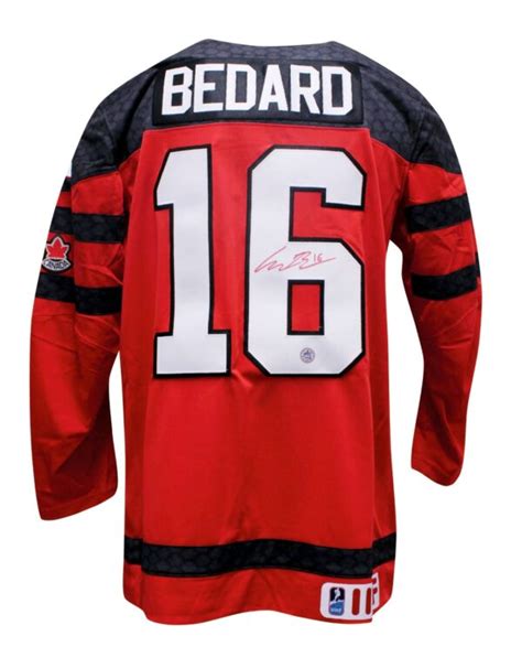 Connor Bedard Autographed Team Canada Jersey - Razilia