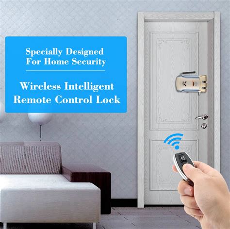 2018 New Wireless Remote Control Electronic Lock Invisible Keyless ...