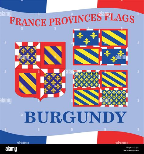 Flag of French province Burgundy Stock Vector Image & Art - Alamy