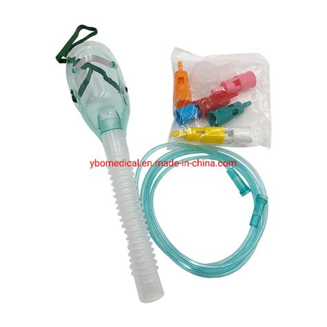 Child Adult Non Rebreather Types PVC Oxygen Face Mask with Reservoir Bag - China Oxygen Mask and ...