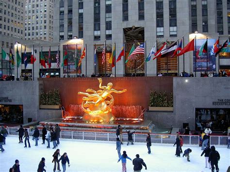 The Rink at Rockefeller Center is the classic NYC ice skating experience