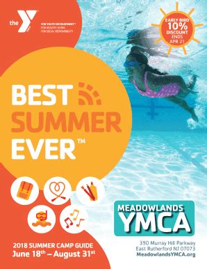 Fillable Online Summer Camp Guide - Meadowlands Area YMCA Fax Email ...