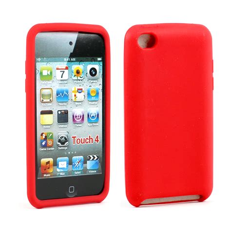 Wholesale iPod Touch 4 Silicon Soft Case (Red)