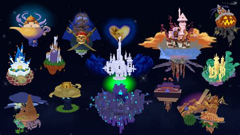 KH2 Overworlds | Download by whitepaopu on DeviantArt