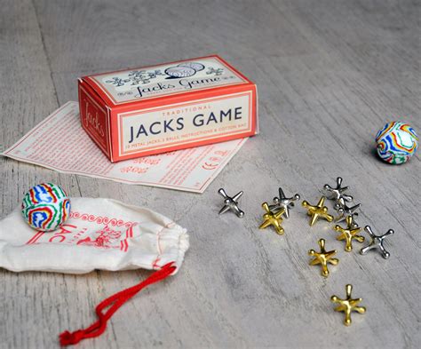 Traditional Jacks Game | Rex London (dotcomgiftshop)