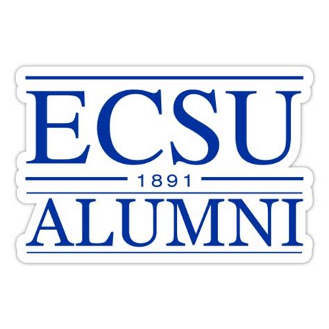 Elizabeth City State University 4-Inch Laser Cut Alumni Vinyl Decal ...