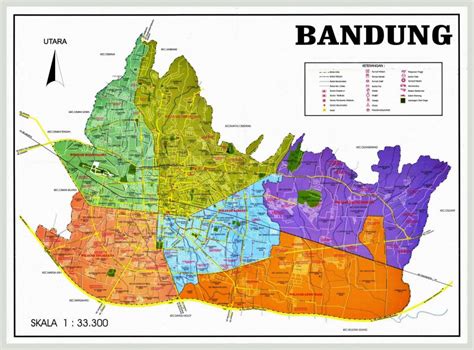 Peta Bandung dan Penjelasan Lengkap - Sindunesia