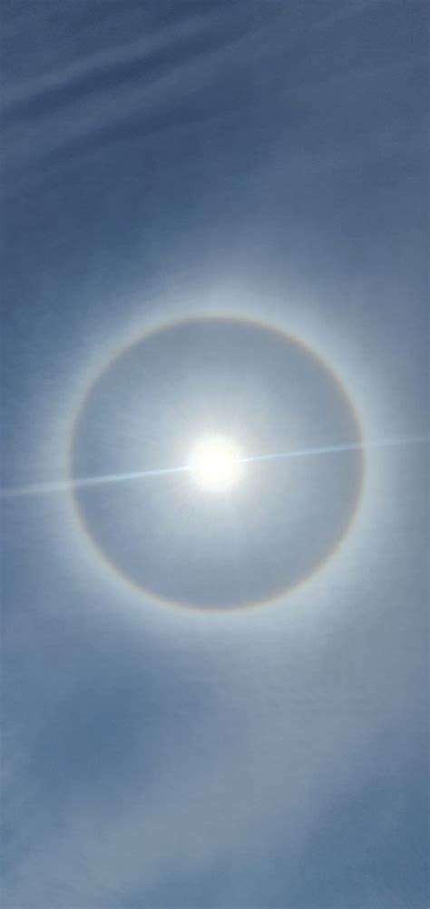 Halo around the sun today - Madeira Island News Blog