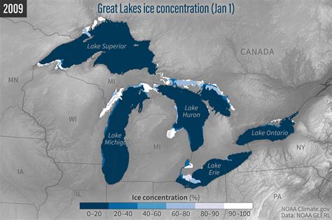 Early record-low Great Lakes ice coverage does not necessarily signal record-low final extent ...