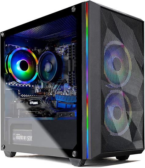 Buy SkyTech Chronos Mini Gaming Computer PC Desktop - AMD Ryzen 5 3600 ...