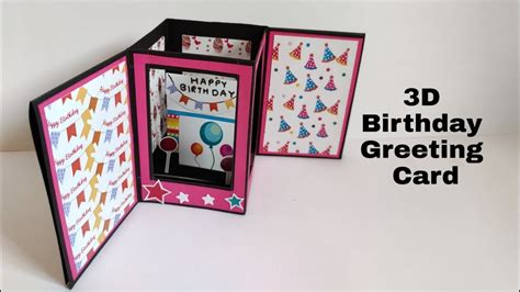 How To Make A Birthday Card Youtube - how to make a birthday card for ...