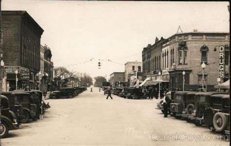 Main Street Crete, NE Postcard