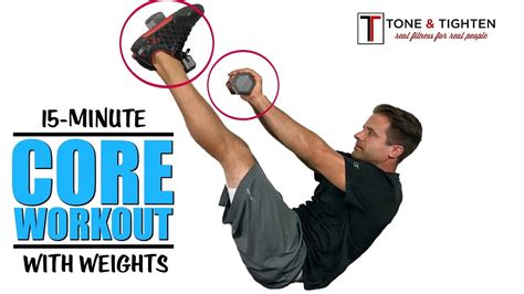 15 Minute Core Workout With Weights - Tone and Strengthen Your Abs With These Dumbbell Exercises ...