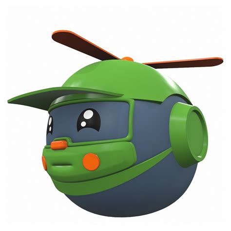 Plastic baby toy helicopter 3D - TurboSquid 2108973