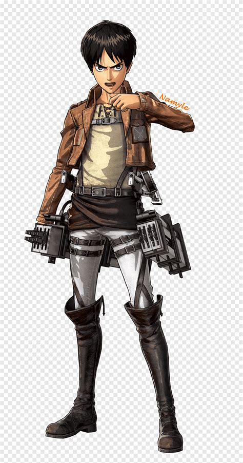 Eren Jaeger Render, Attack on Titans Eren, png | PNGEgg