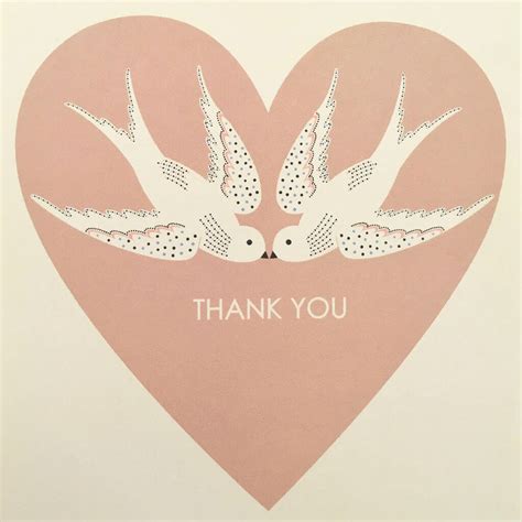 Thank You With Love Card By Elvira van Vredenburgh Designs | notonthehighstreet.com