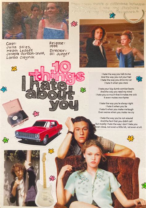 movie journal: 10 things i hate about you | Fotos de filmes, Pôsteres de filmes, Coisas que eu ...