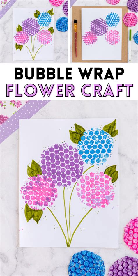 Bubble Wrap Flowers - Made To Be A Momma