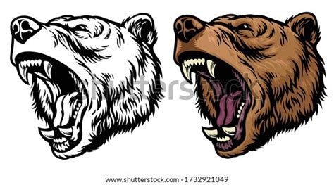 Roaring Grizzly Bear Tattoo