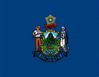 Maine State Flag - About the Maine Flag, its adoption and history from NETSTATE.COM