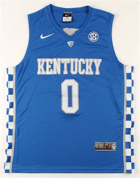 De'Aaron Fox Signed Kentucky Wildcats Jersey (Beckett COA) | Pristine ...