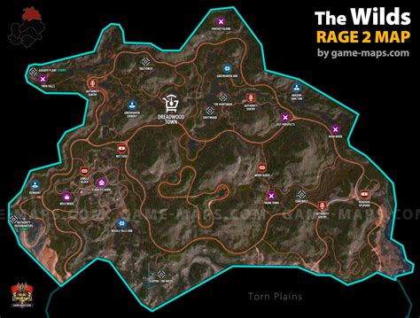 The Wilds Rage 2 Map | game-maps.com