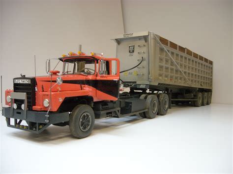 Fire Down Below Mack DM800 and East Dump Trailer - Antique and Classic Mack Trucks General ...