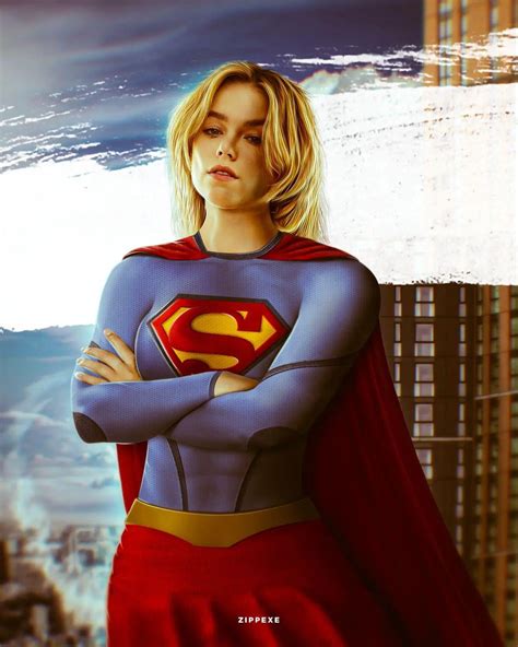 A Supergirl piece i made of Milly Alcock a while ago (@zippexe) : r/DC ...