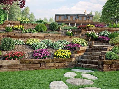 ultimas tendencias en jardines #decoraciondejardinesModernos Backyard Hill Landscaping, Backyard ...