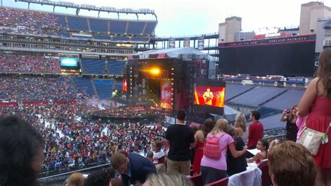 Section CL30 at Gillette Stadium for Concerts - RateYourSeats.com