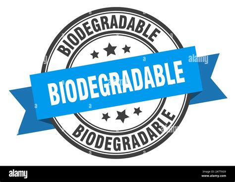 biodegradable label. biodegradableround band sign. biodegradable stamp Stock Vector Image & Art ...