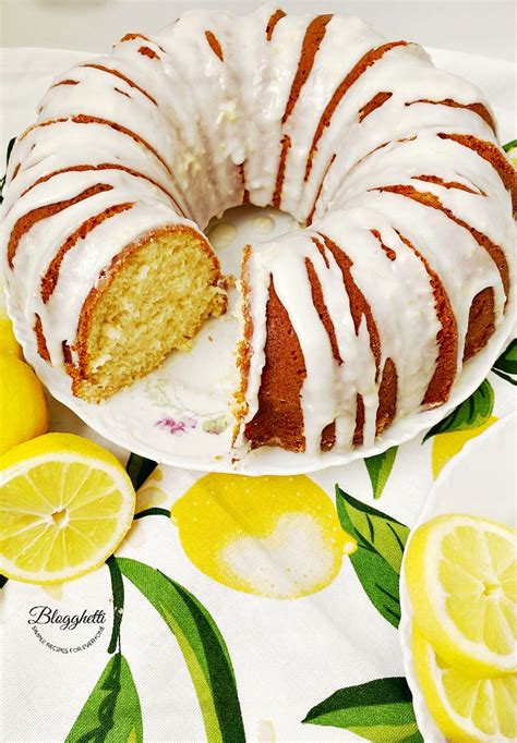 Lemon Glaze Icing For Bundt Cake | The Cake Boutique