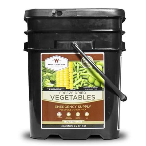 Freeze Dried Vegetable - 160 Servings GLUTEN FREE | Freeze dried vegetables, Dried vegetables ...