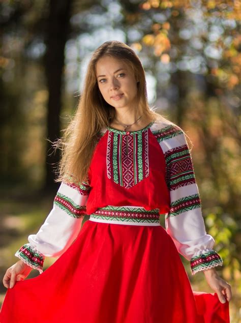 Traditional russian linen sarafan “Daria” – Folk Russian clothing store | Folkruss.com