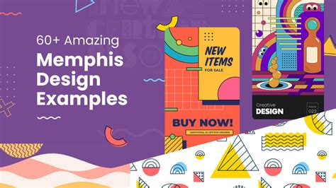 60+ Amazing Memphis Design Examples that Radiate Euphoria | GM Blog