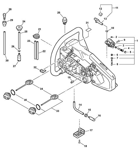 Echo Chainsaw Parts Diagram