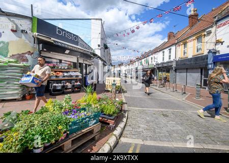 St Mark's Road in Easton, Bristol UK Stock Photo - Alamy