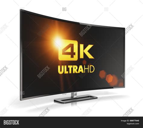 Curved 4K UltraHD TV Image & Photo (Free Trial) | Bigstock