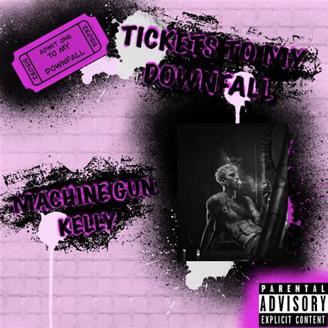 Tickets to my downfall album redesign I did. : r/MachineGunKelly