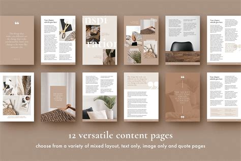 eBook Creator template | CANVA | Ebook template, Book design layout ...