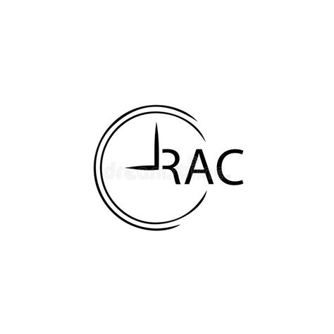 RAC Letter Logo Design on White Background. RAC Creative Initials Letter Logo Concept Stock ...