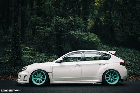 White 5-door hatchback, Subaru, Subaru Impreza , StanceNation, Stance HD wallpaper | Wallpaper Flare