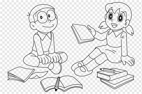 Nobita And Shizuka Sketch